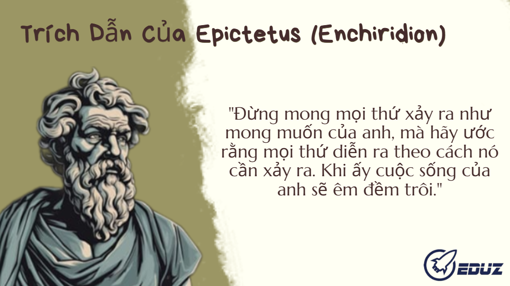 1. Trích dẫn của Epictetus (Enchiridion)